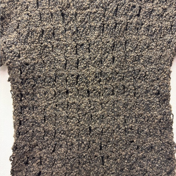 Hand knitted Bohemian Style Brown Sweater Vest Top See Measurements for Size - Picture 4 of 5